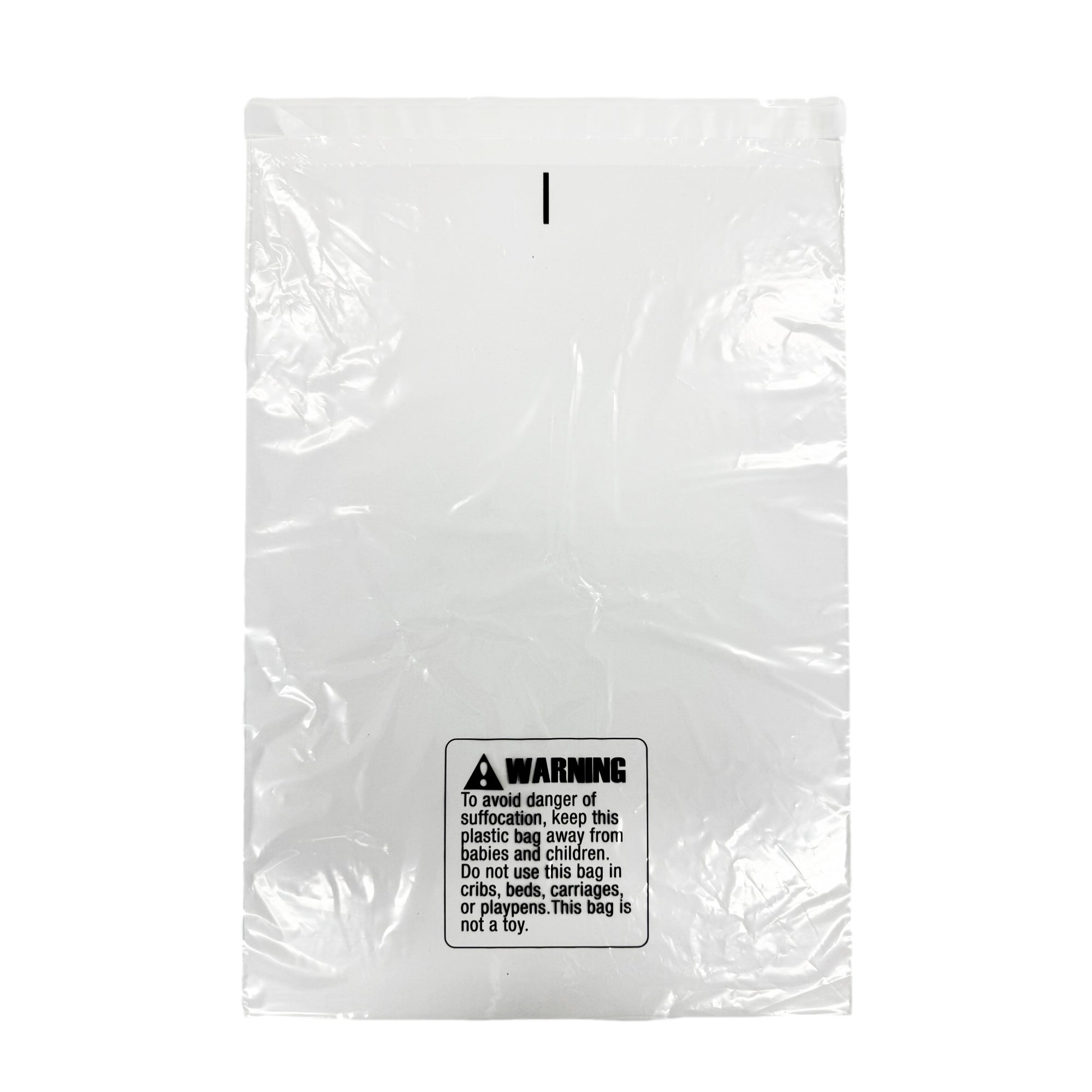 Clear Poly Bags 255mm x 330mm [Self Seal] [with Suffocation Warning]