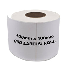 ZEBRA & ALL Direct Thermal Printer Compatible Labels 100x100mm 600 Labels/Roll