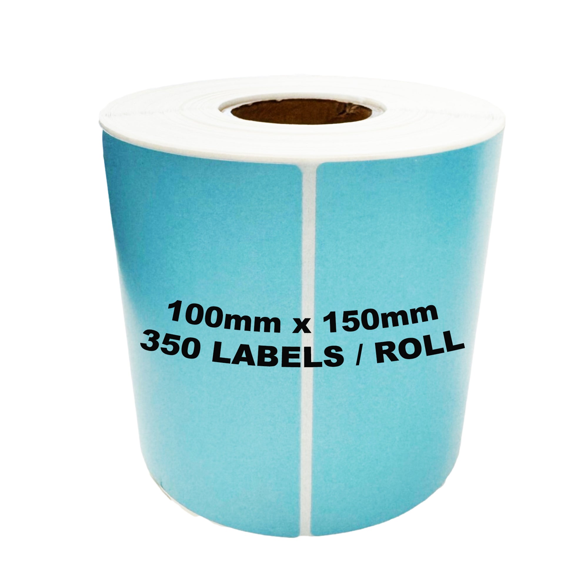 ZEBRA & ALL Direct Thermal Printer Compatible LIGHT BLUE Labels 100mm x 150mm 350 Labels/Roll